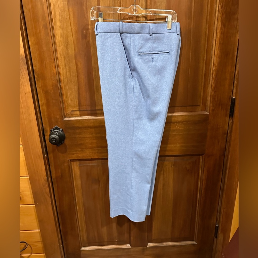 Men's Vintage Polyester Pants by Haband's Fit-Forever 34" Waist - Picture 2 of 8